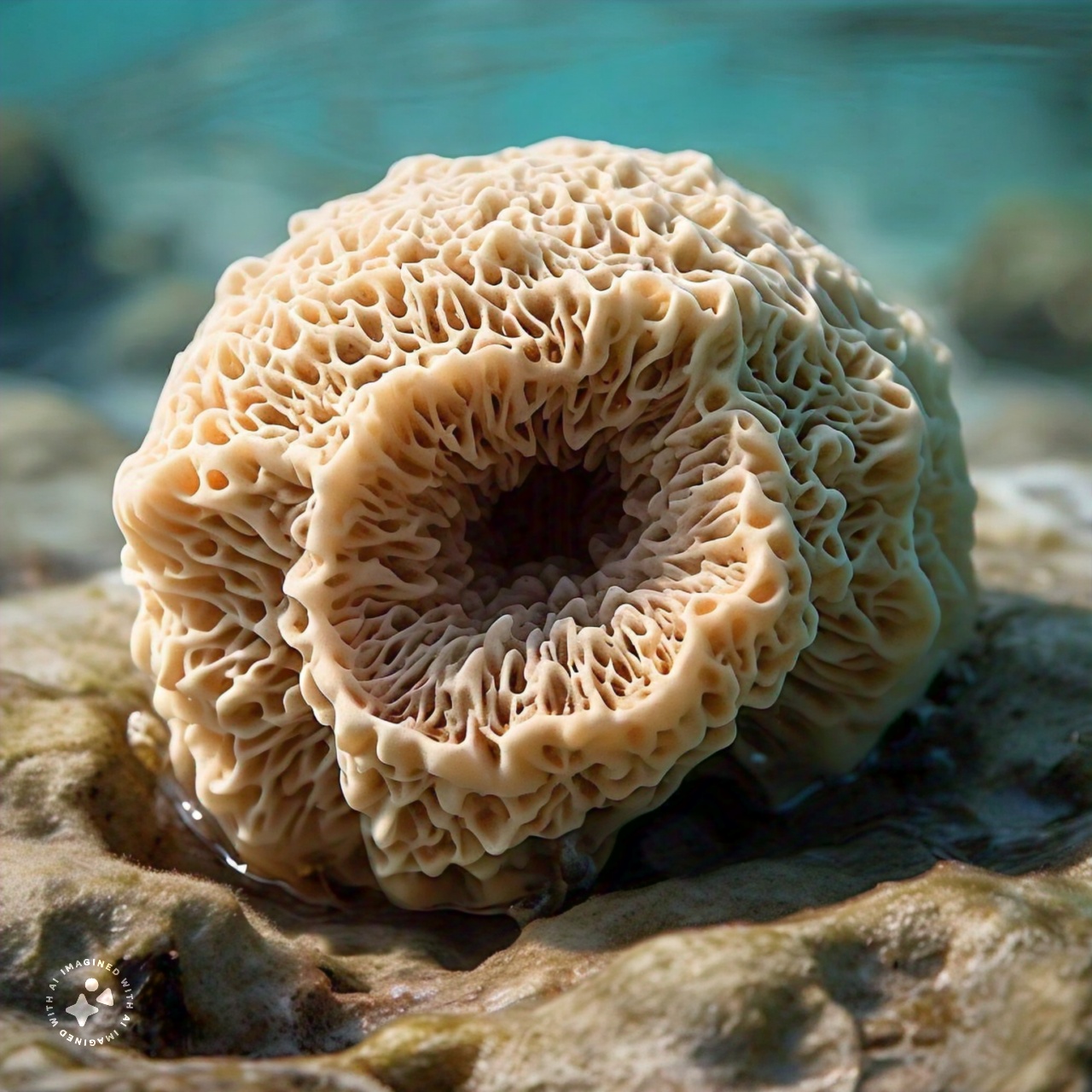 A colorful sponge, highlighting the features of Phylum Porifera.