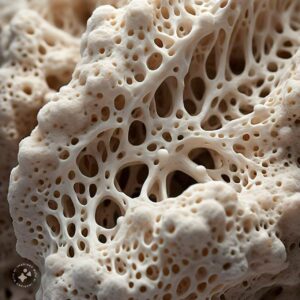 Body structure of a sponge or porifera